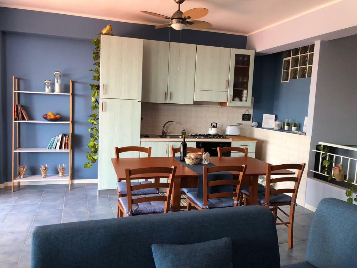 Light Blue House Apartment Letojanni Bagian luar foto